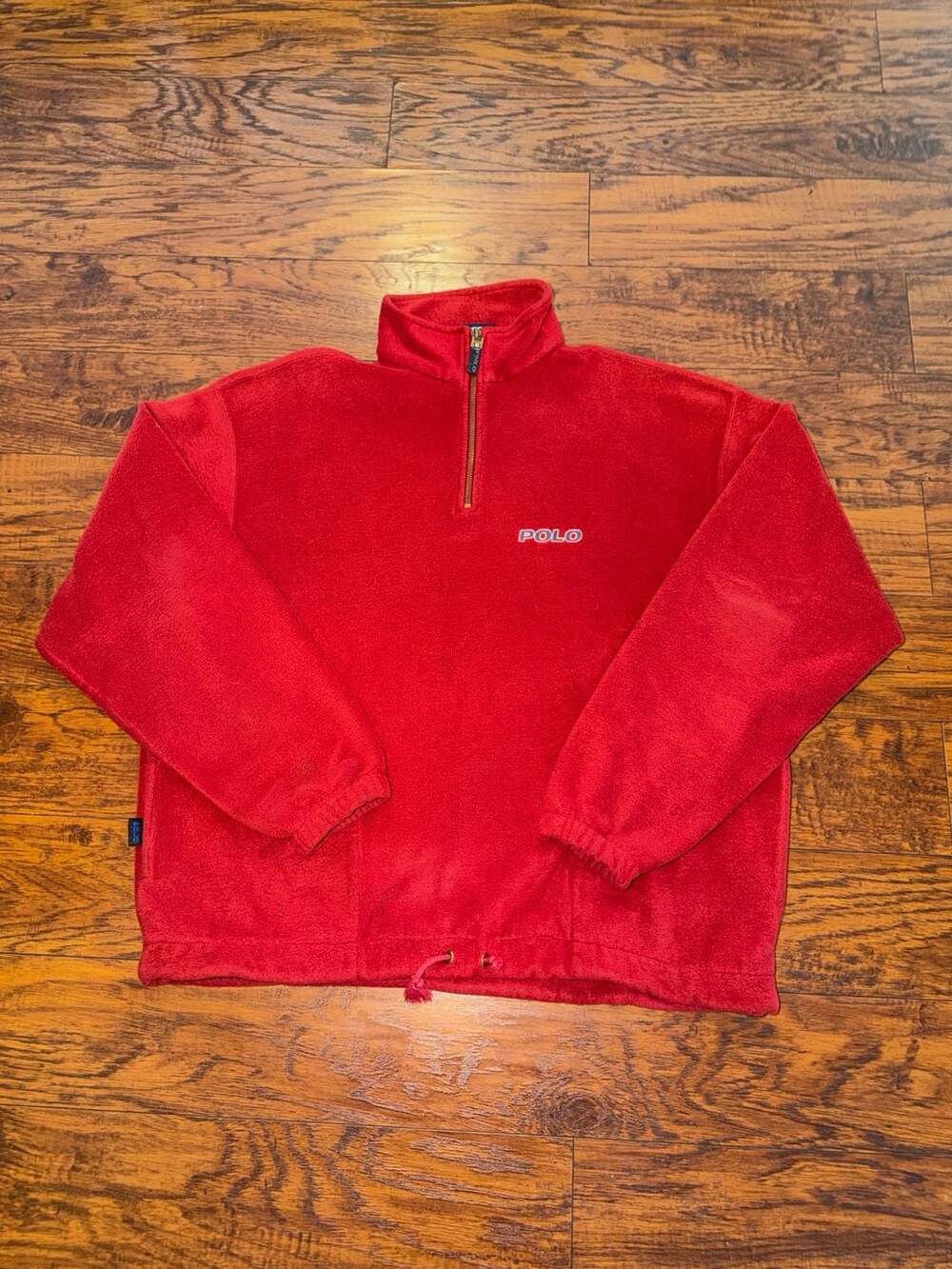 Polo Ralph Lauren 1/4 Zip Fleece Pullover Red